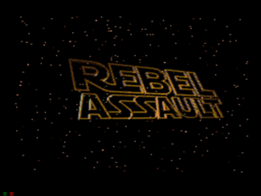 Star Wars Rebel Assault title screen for Sega CD